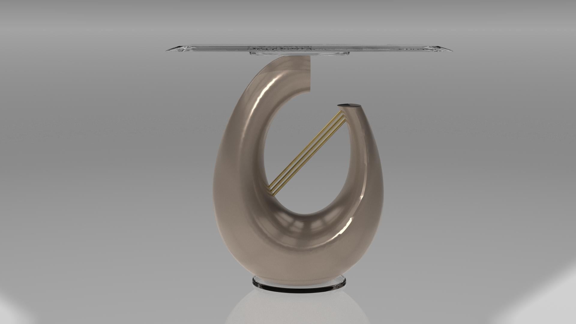 Eje-Design celebrates nature and organic form. This abstract creation from the house of Eje-Design, as pure as it is lyrical, aspires to a purified world of softness. Both slender and voluptuous, simple and worked, it will bring a touch of