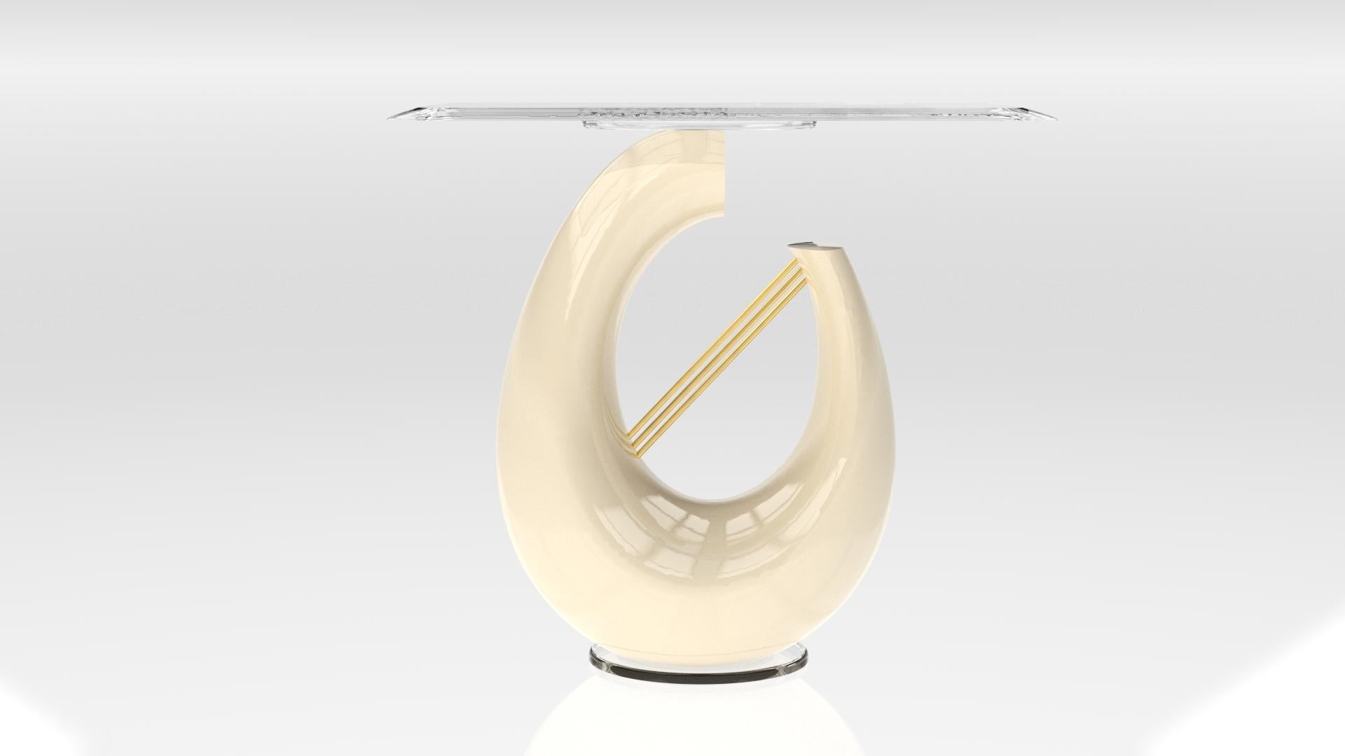 Eje-Design celebrates nature and organic form. This abstract creation from the house of Eje-Design, as pure as it is lyrical, aspires to a purified world of softness. Both slender and voluptuous, simple and worked, it will bring a touch of