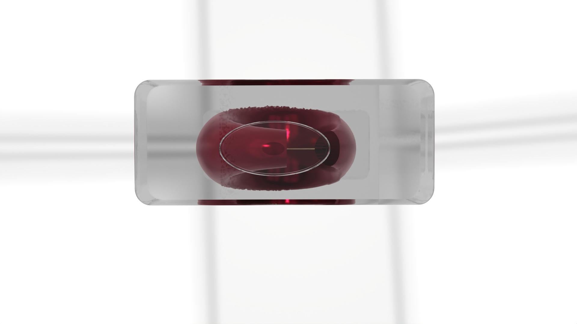 Console Ebe Umbrian Red For Sale 1