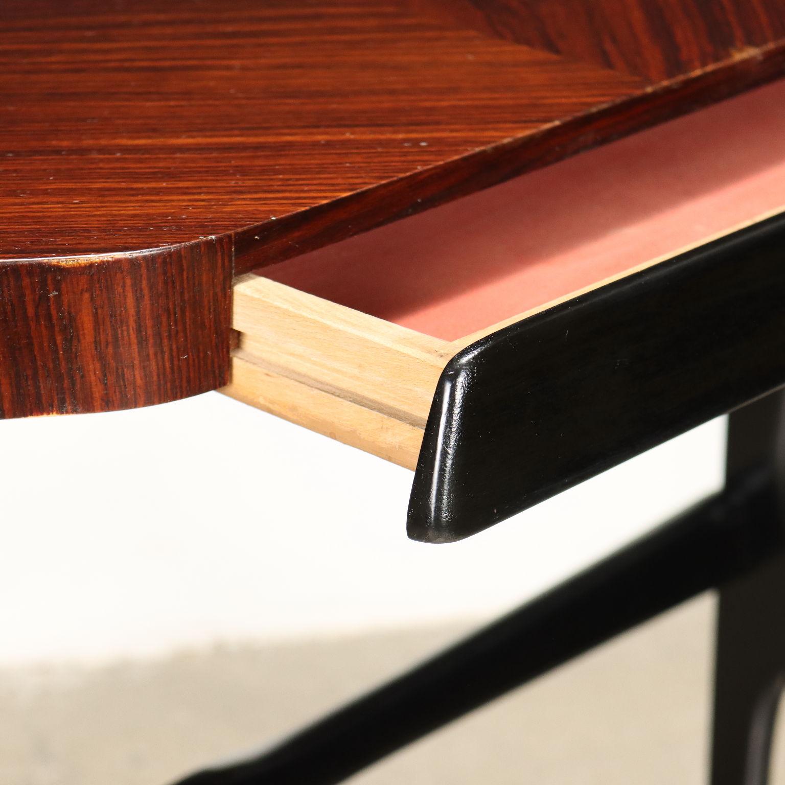Console Exotic Woods Italy, 1950s In Excellent Condition In Milano, IT