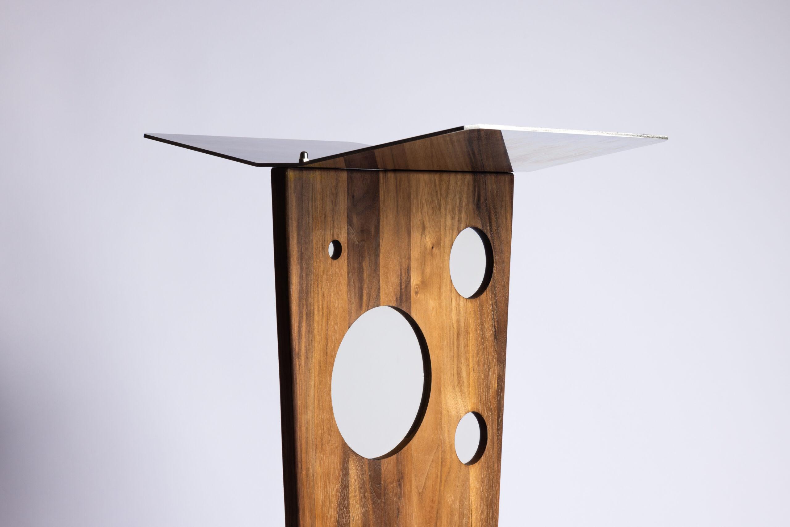 Bulgarian Console Floor Lamp by Konstantin Achkov Studio For Sale