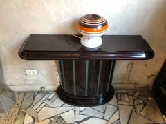 Console, France, 1925, Art Deco in Wood and glass
