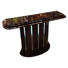 Console, France, 1925, Art Deco in Wood and glass