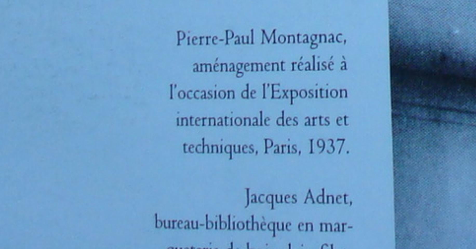 Console Art Déco, France, 1937, attribuée à Montagnac Pierre Paul en vente 10