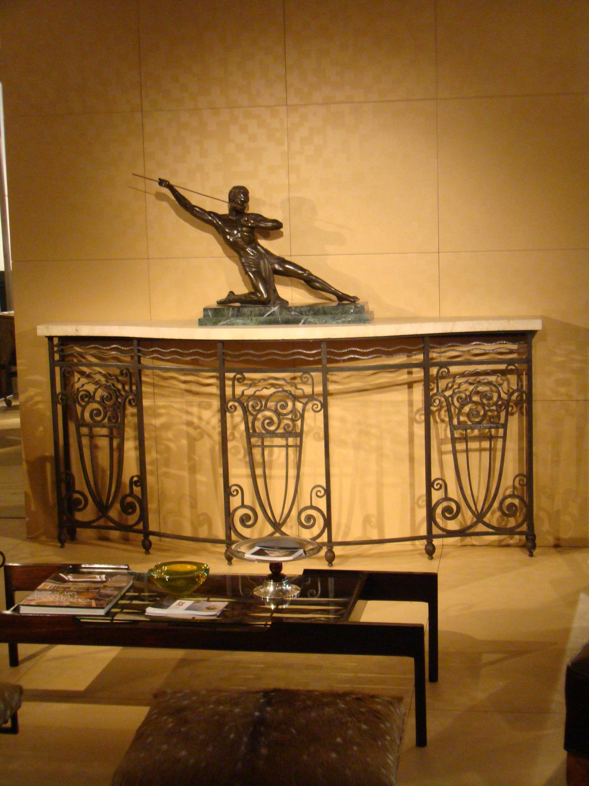 Konsole, Frankreich, 1937, Art Deco , zugeschrieben Montagnac Pierre Paul im Angebot 2