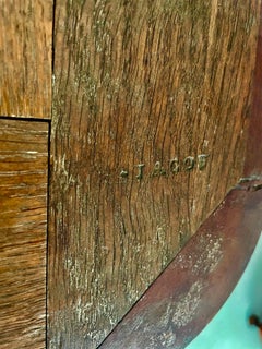 French Louis-Philippe console table in mahogany, stamped "JACOB"