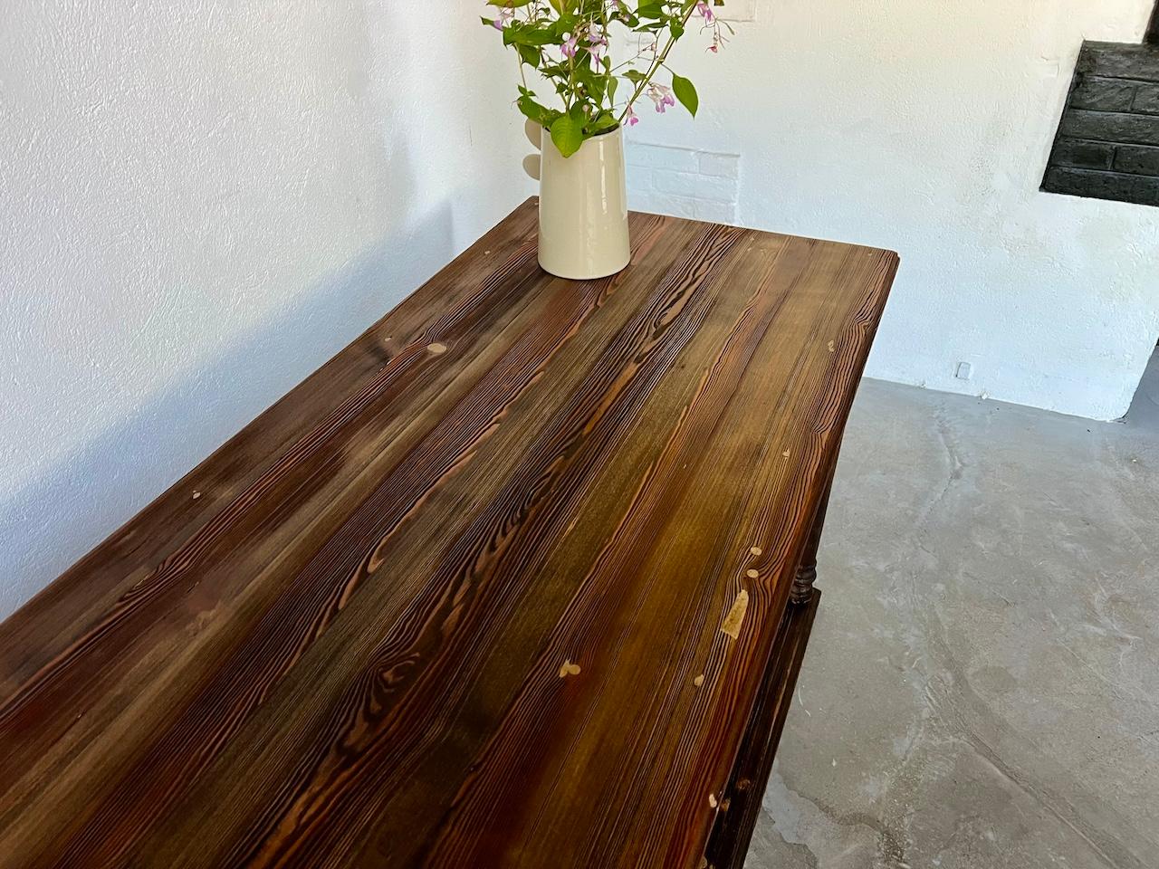 Console, french drapery table from the 50's 9