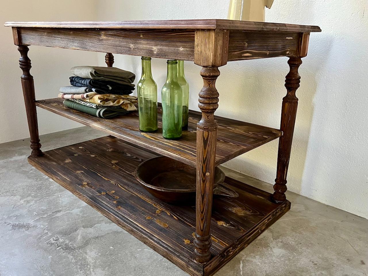 Console, french drapery table from the 50's 12