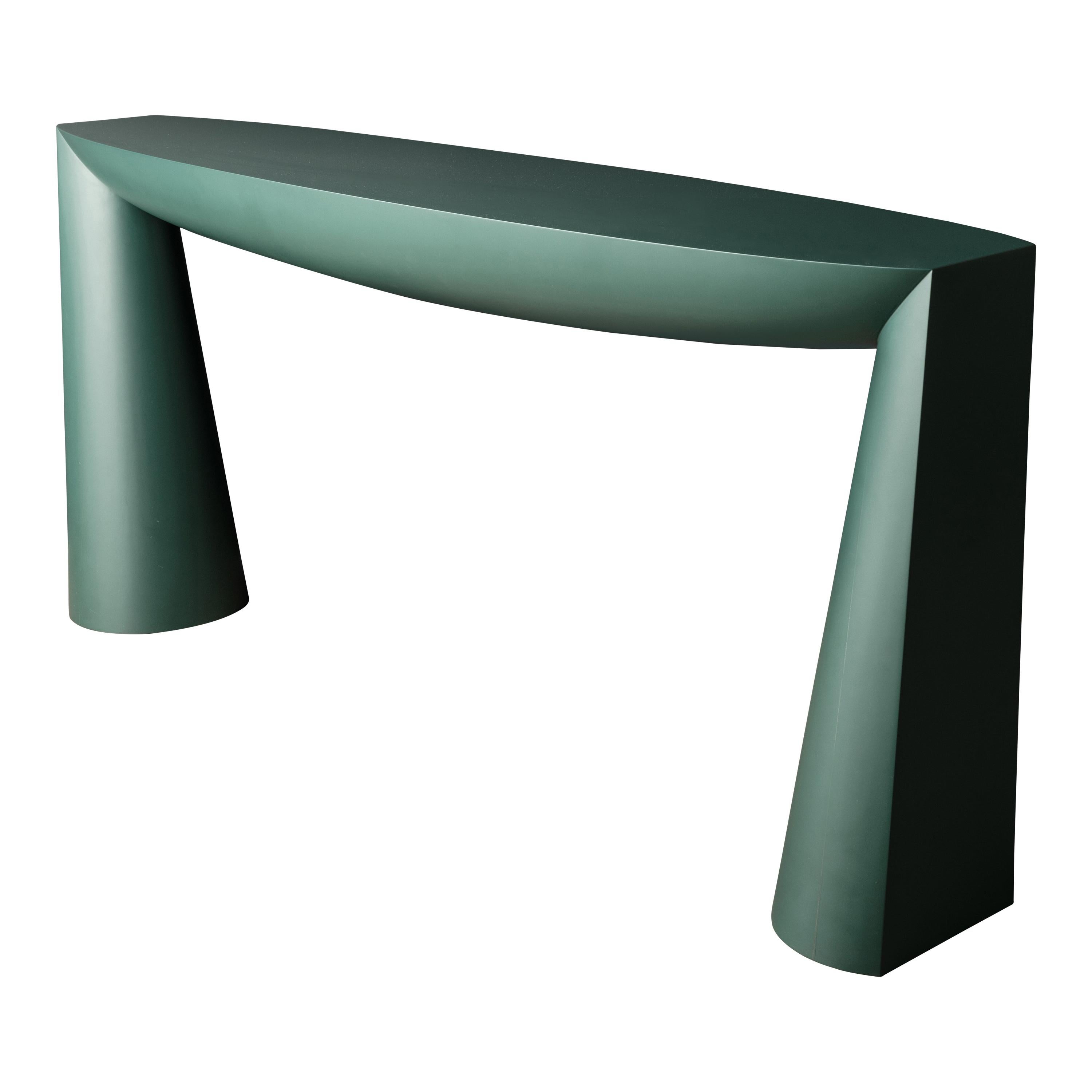 Console Green by Aldo Bakker For Sale