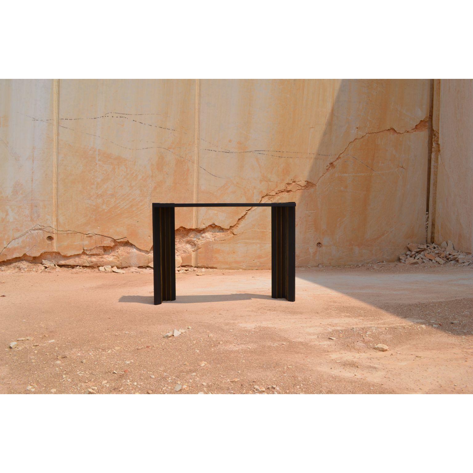 Console in Black and Gold by Dessislava Madanska For Sale 2