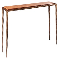 console en métal et Wood "Sylvain Subervie