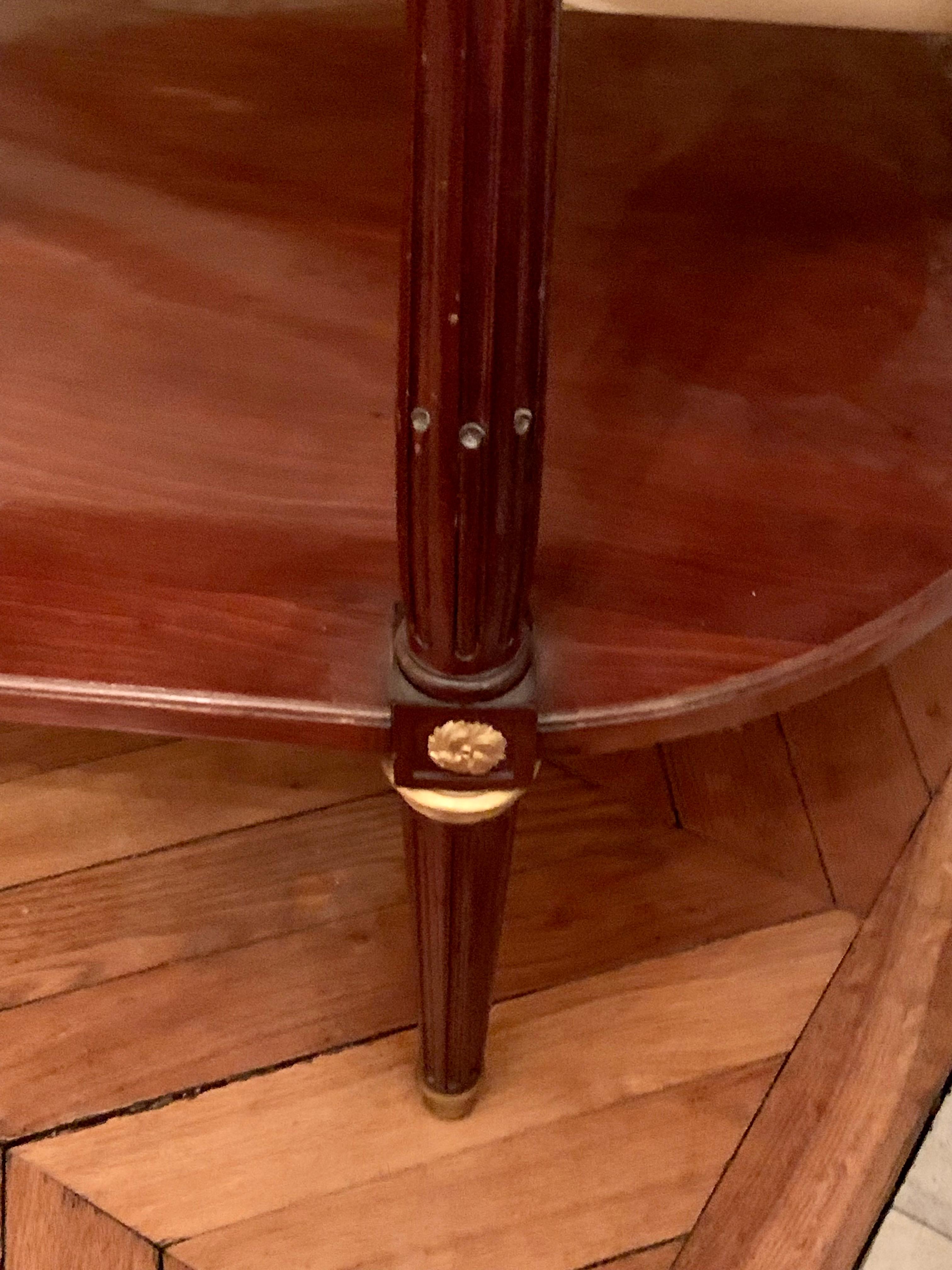 Luigi XVI Console in mohagany e bronzo in vendita