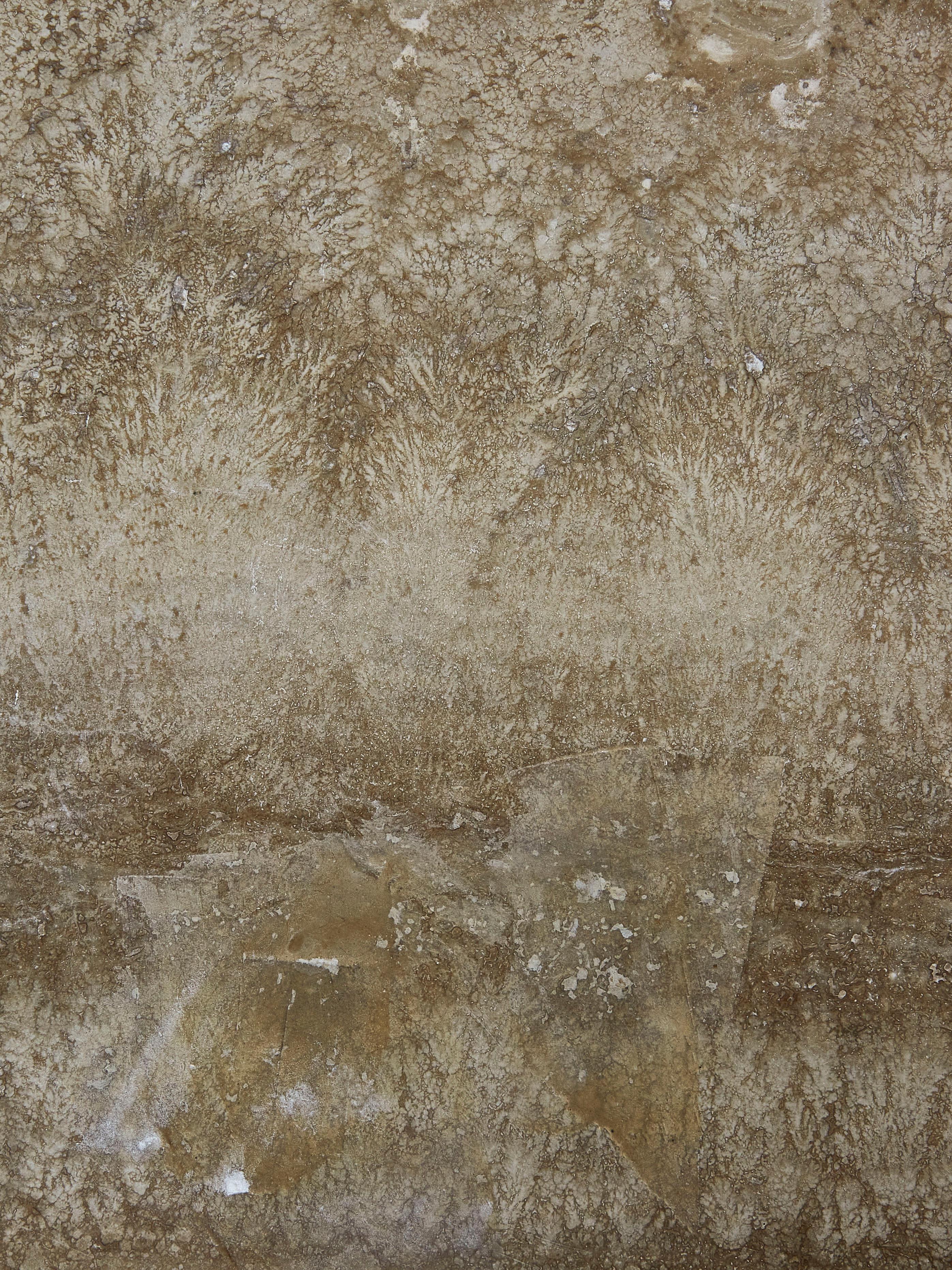 Console in Travertine Stone, by Studio Glustin In New Condition In Saint-Ouen (PARIS), FR