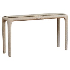 Console in twisted wicker rattan, Arredamenti Smania