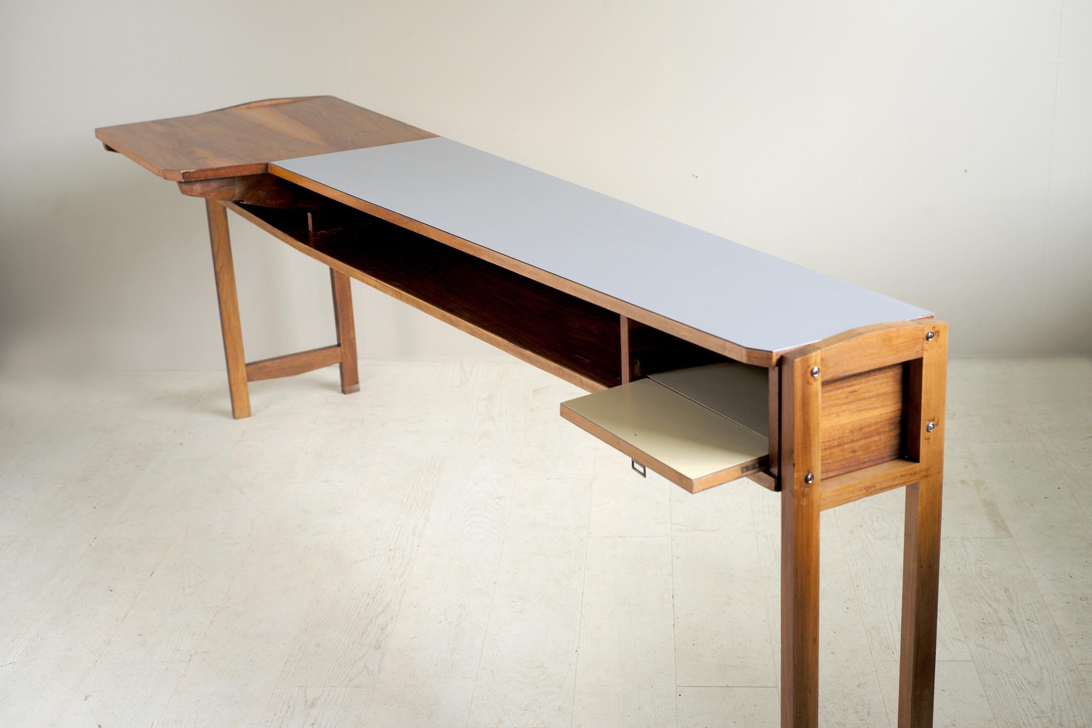 Console in Walnut and Formica, Italy, 1955 2