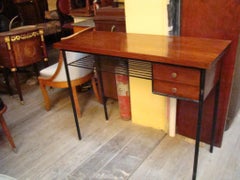 Console en bois et en fer, Italie, 1930, style Art déco