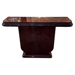 Console in Wood, France, 1920, Art Deco