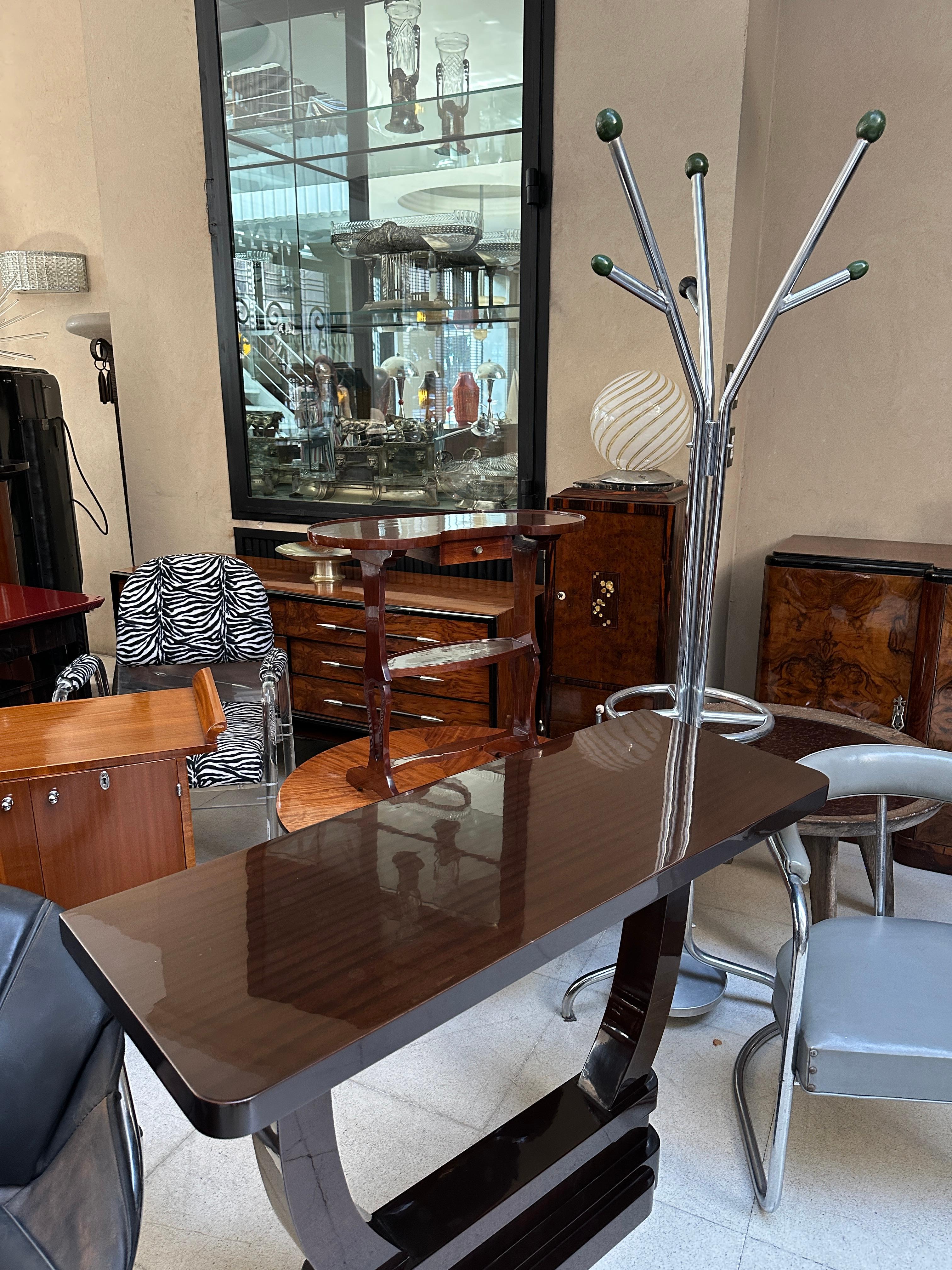Console in Wood, French 1930, Style, Art Deco For Sale 2