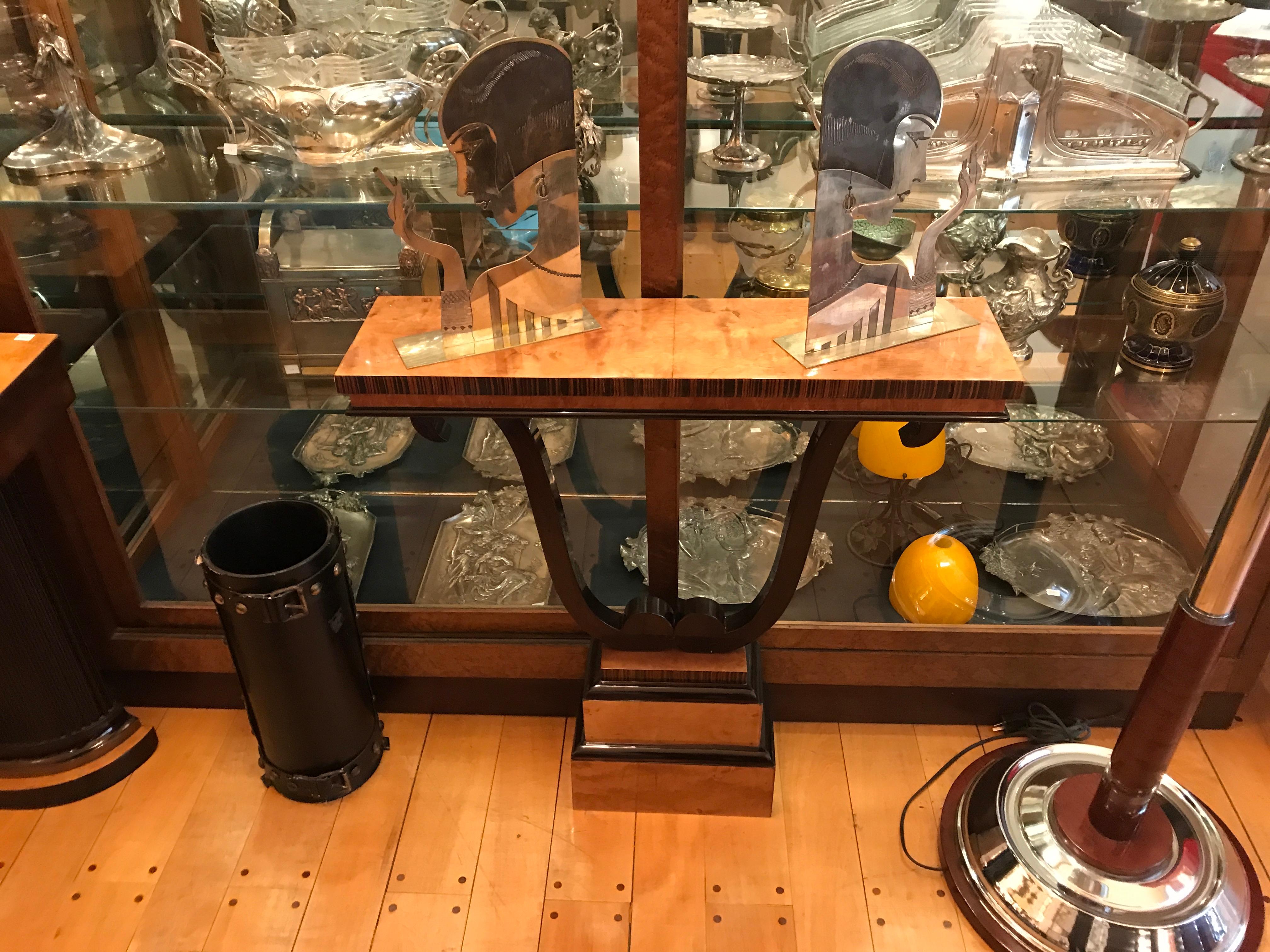 Console in Wood , Style: Art Deco , 1920 For Sale 3