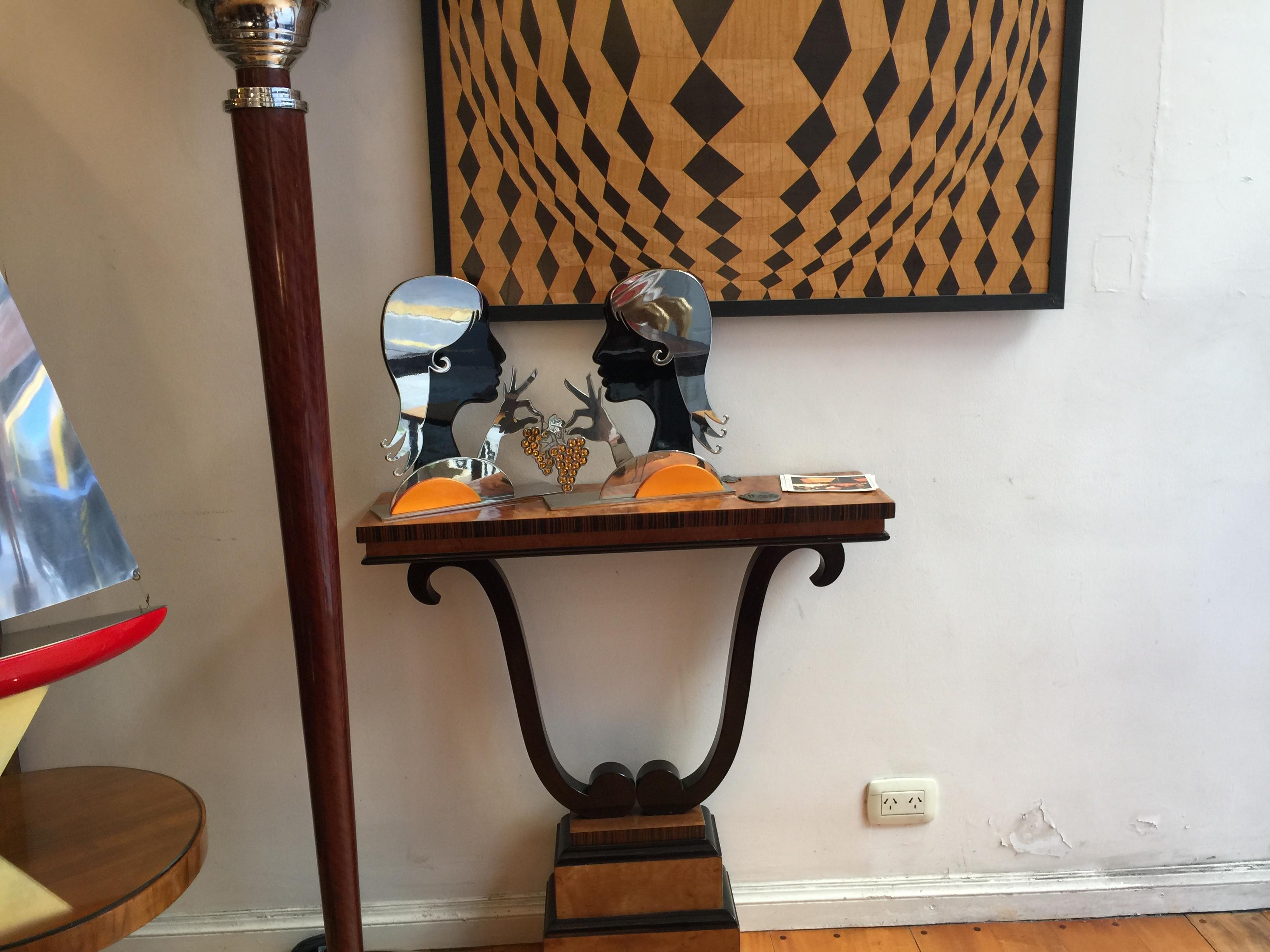 Console in Wood , Style: Art Deco , 1920 For Sale 5