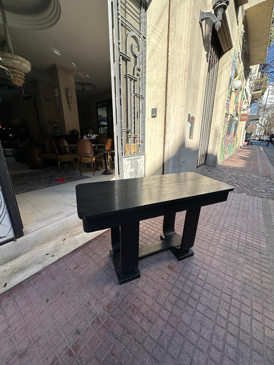 Console in Wood , Style: Art Deco , 1940 For Sale 7