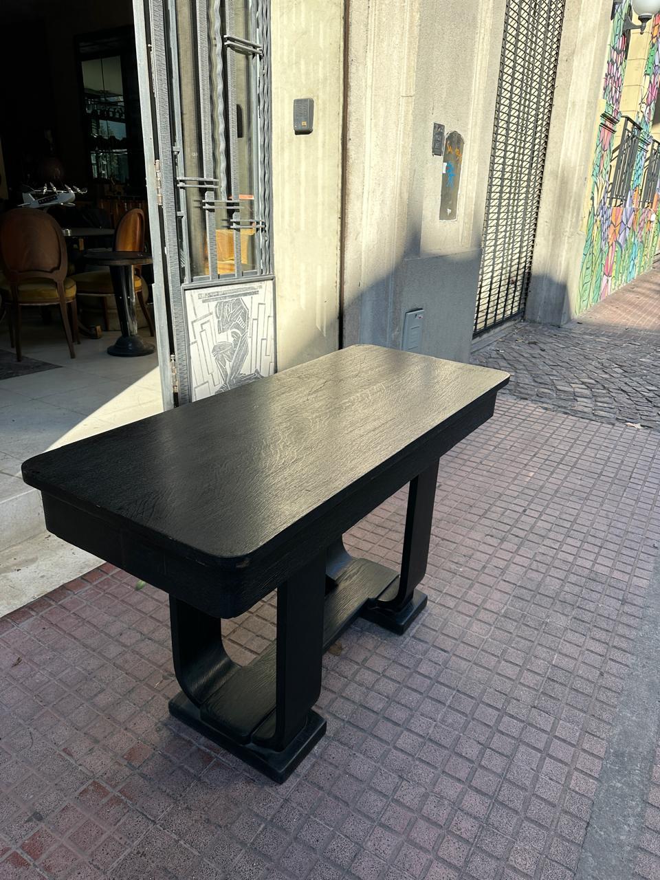 Console in Wood , Style: Art Deco , 1940 For Sale 8