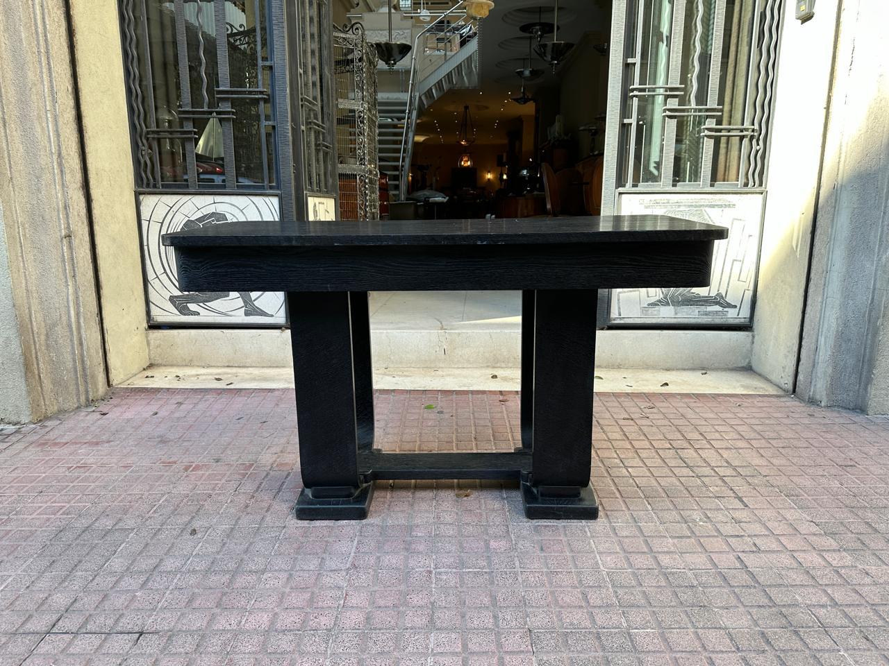 Console in Wood , Style: Art Deco , 1940 For Sale 5