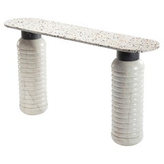 Console Jean in Estremoz White
