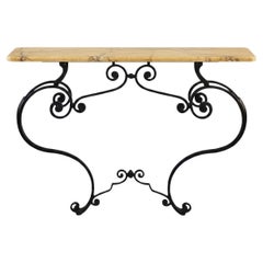 Console Jugendstil, Art Nouveau, Liberty in bronze and Iron, 1900, France