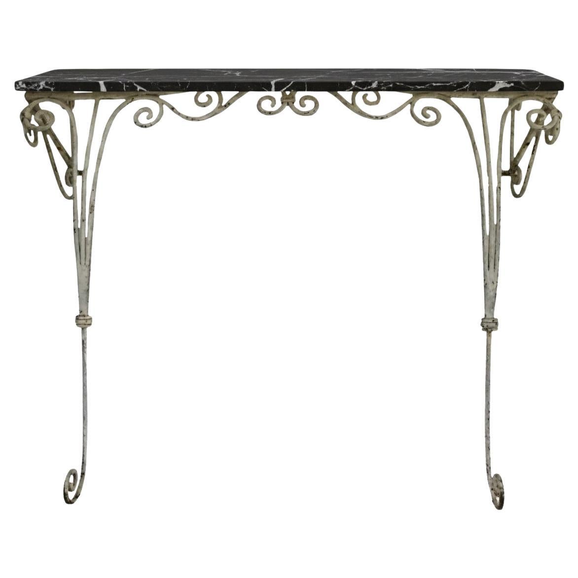 Console Jugendstil, Art Nouveau, Liberty in Iron, 1900, France