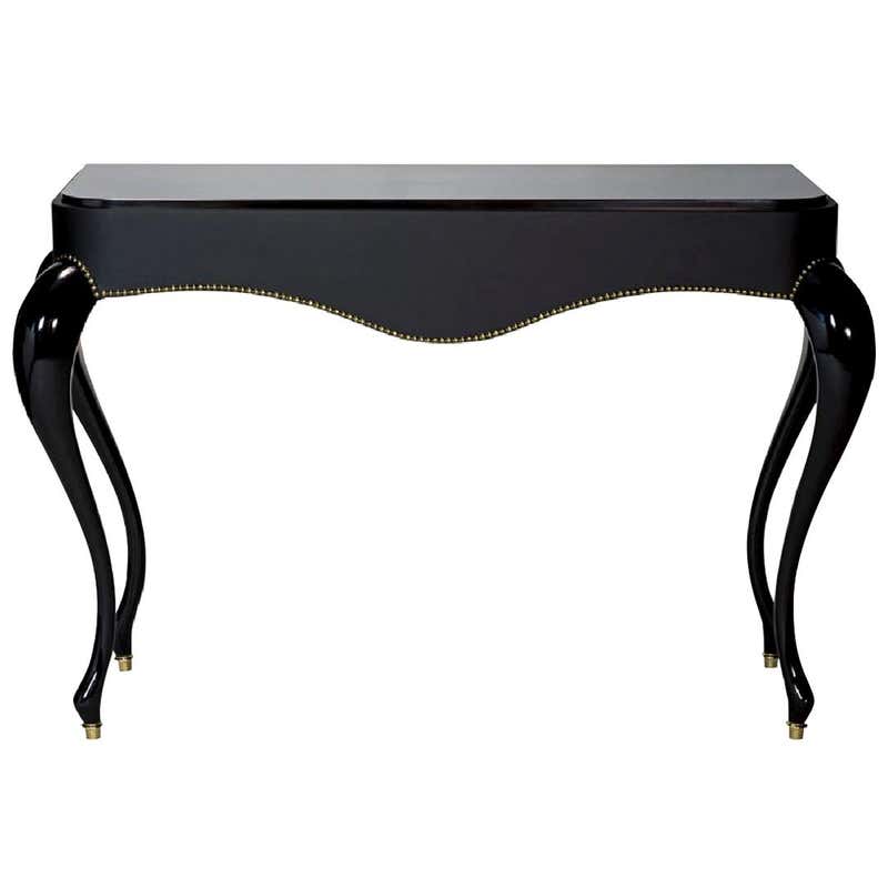 Console Lacquer Glossy Lacquered Console For Sale at 1stDibs