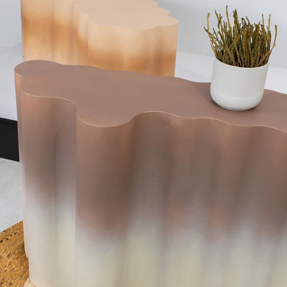Organic Form, Gradient Light Peach Console One of a Kind by MANUFACTURE XXI In condizioni Nuovo in vendita a Geneve, CH