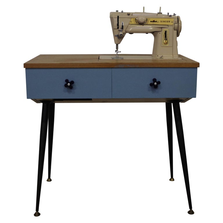 Sewing Machine Console Console Electric Sewing Machine For Sale at 1stDibs | console sewing ...