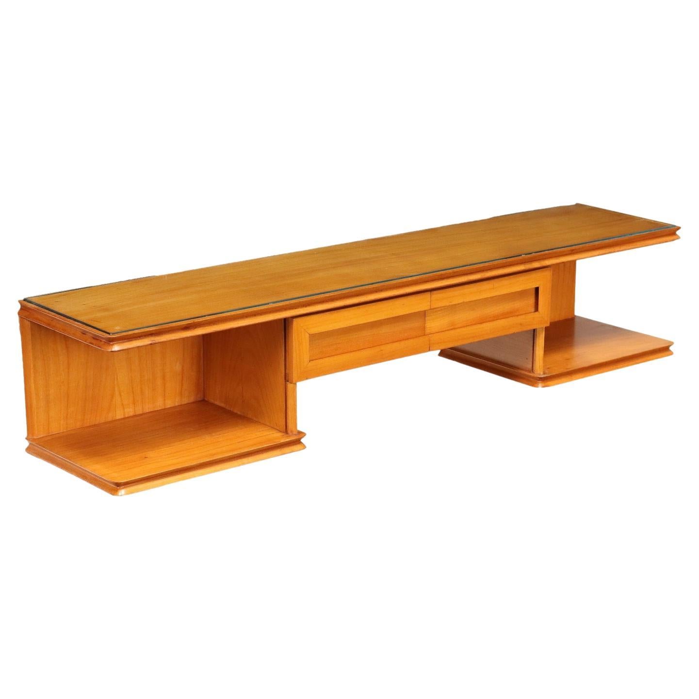 Console Maple Veneer, Italy, 1950s-1960s For Sale