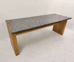 Console Model 'Valmarana' by Carlo Scarpa for Simon, Ash and Granite, Italy 1972