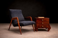 Console/Night Stand in Wood att. Jose Zanine Caldas, c. 1950s
