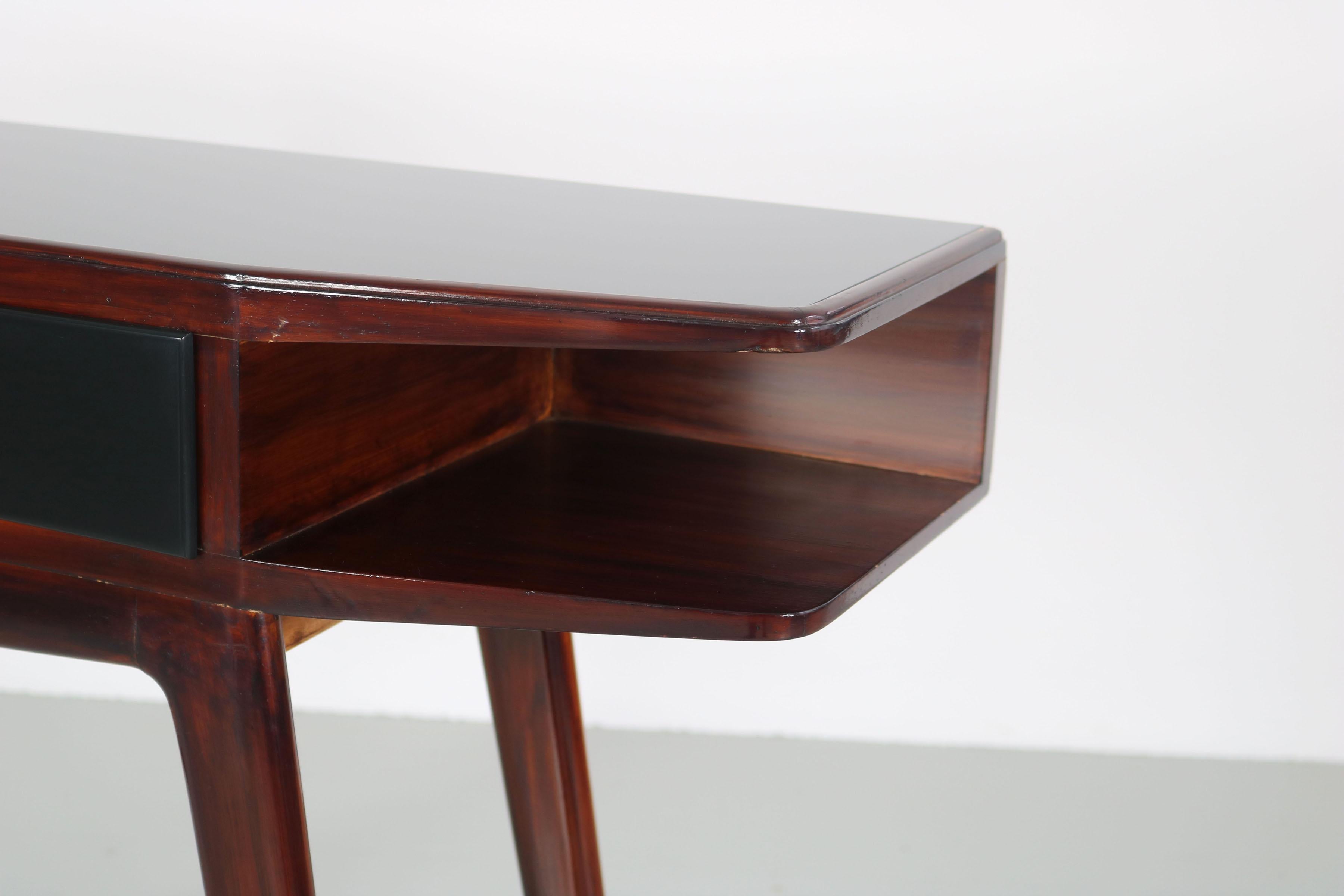 Console of Palisander Wood from the Italian, 1950s 3