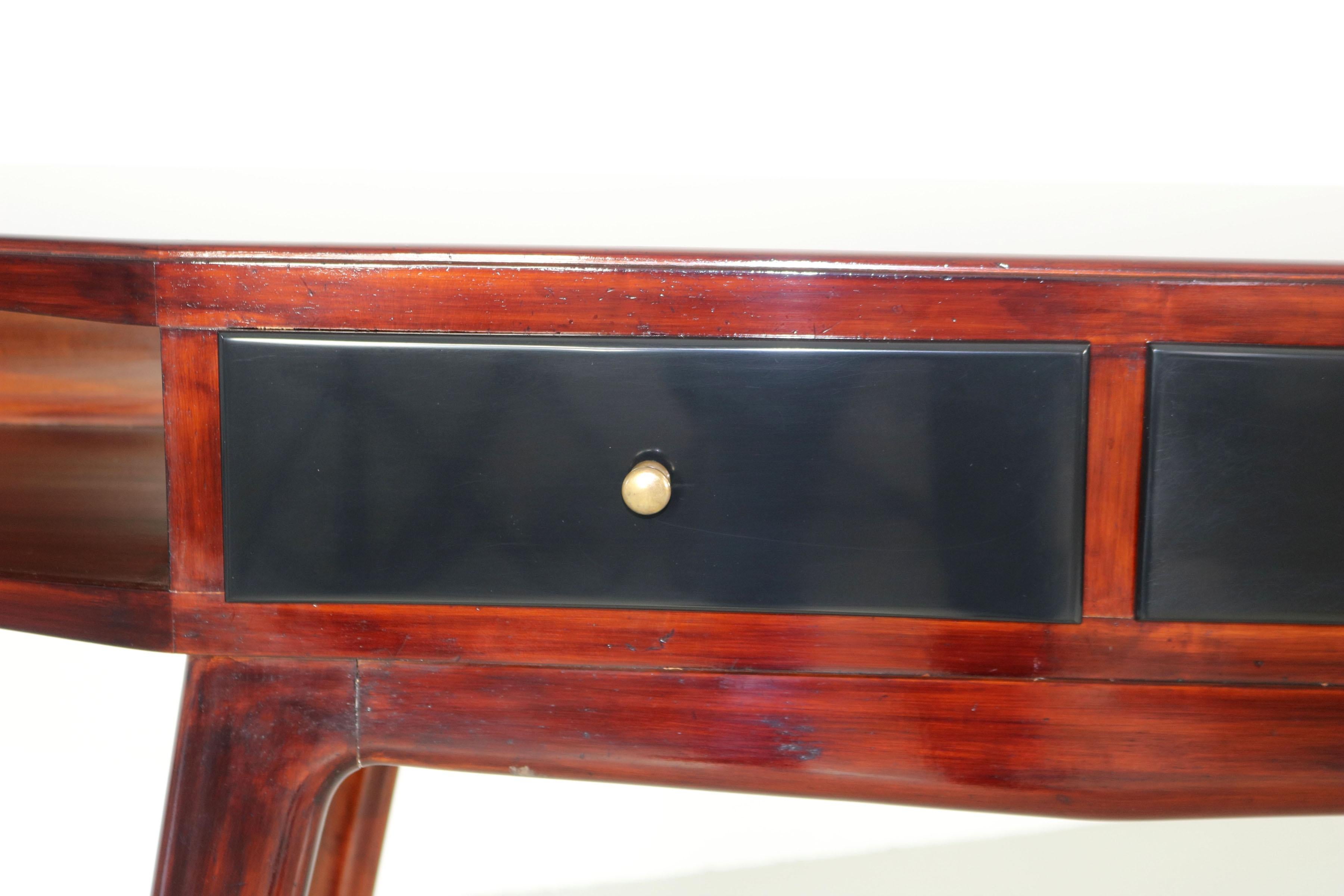 Console of Palisander Wood from the Italian, 1950s 5