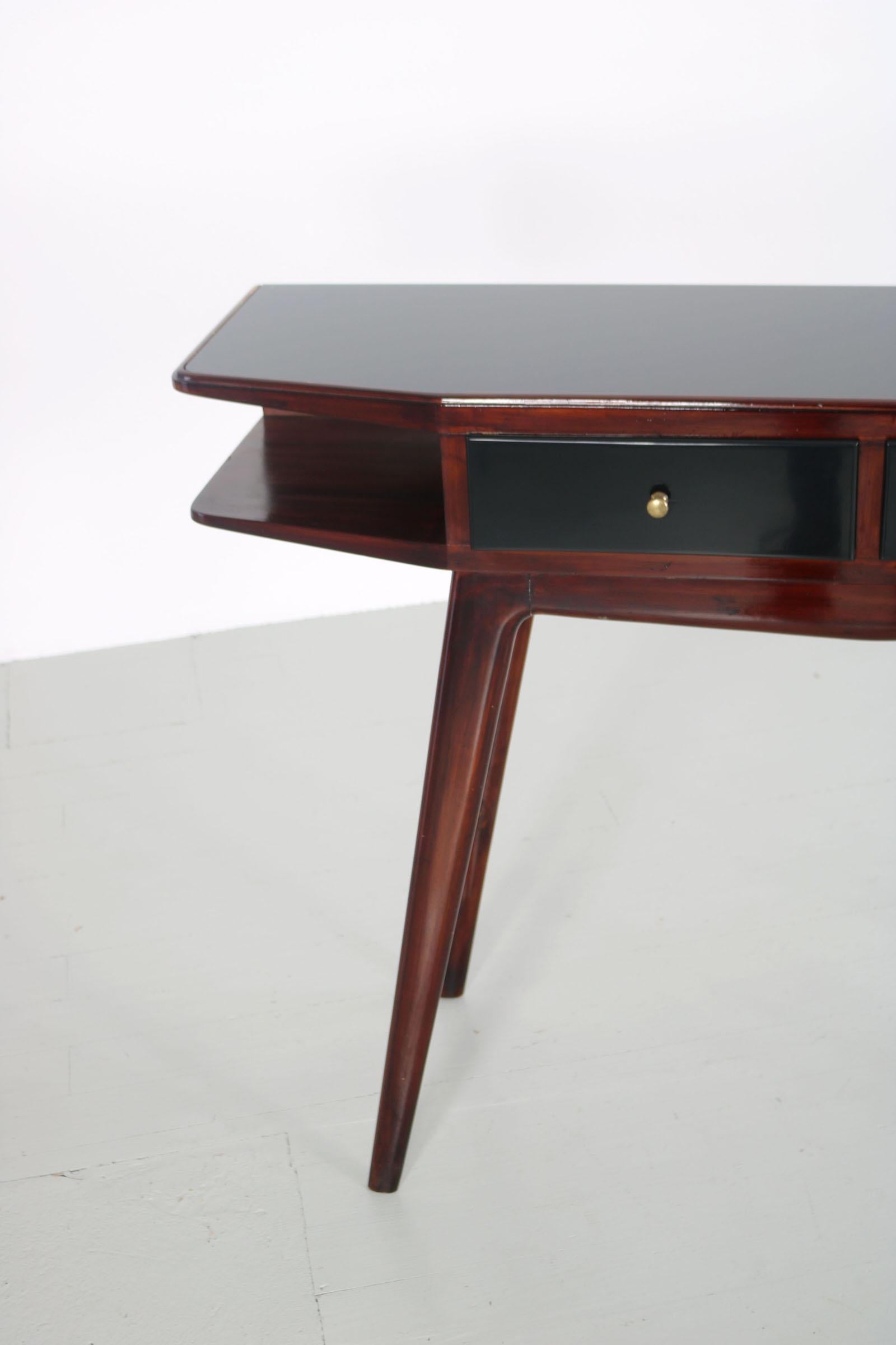 Console of Palisander Wood from the Italian, 1950s 10