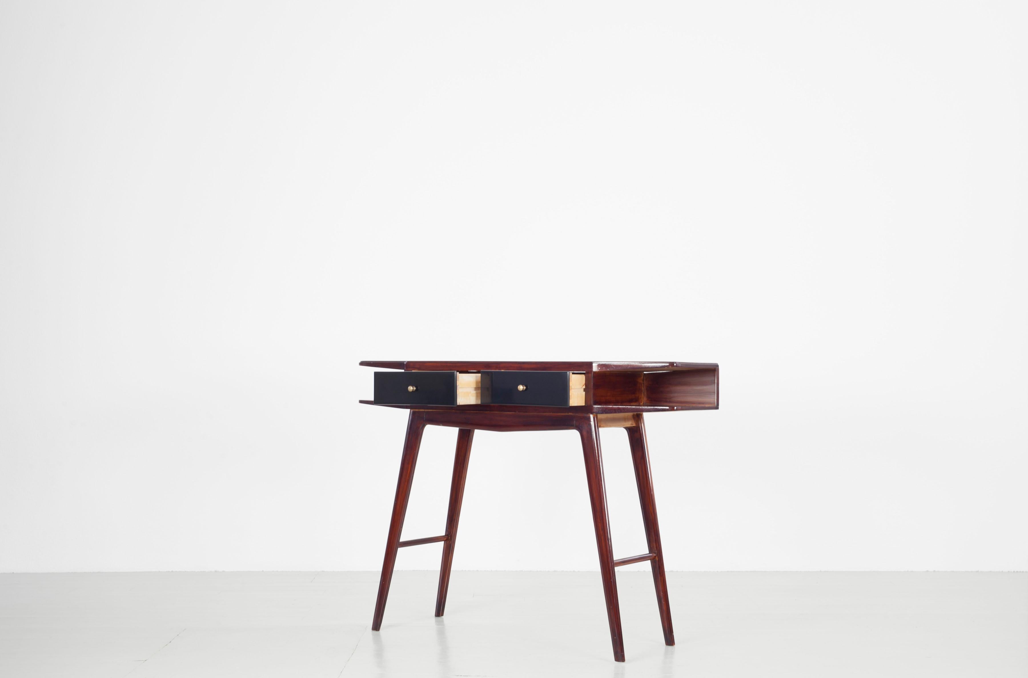 Mid-20th Century Console of Palisander Wood from the Italian, 1950s