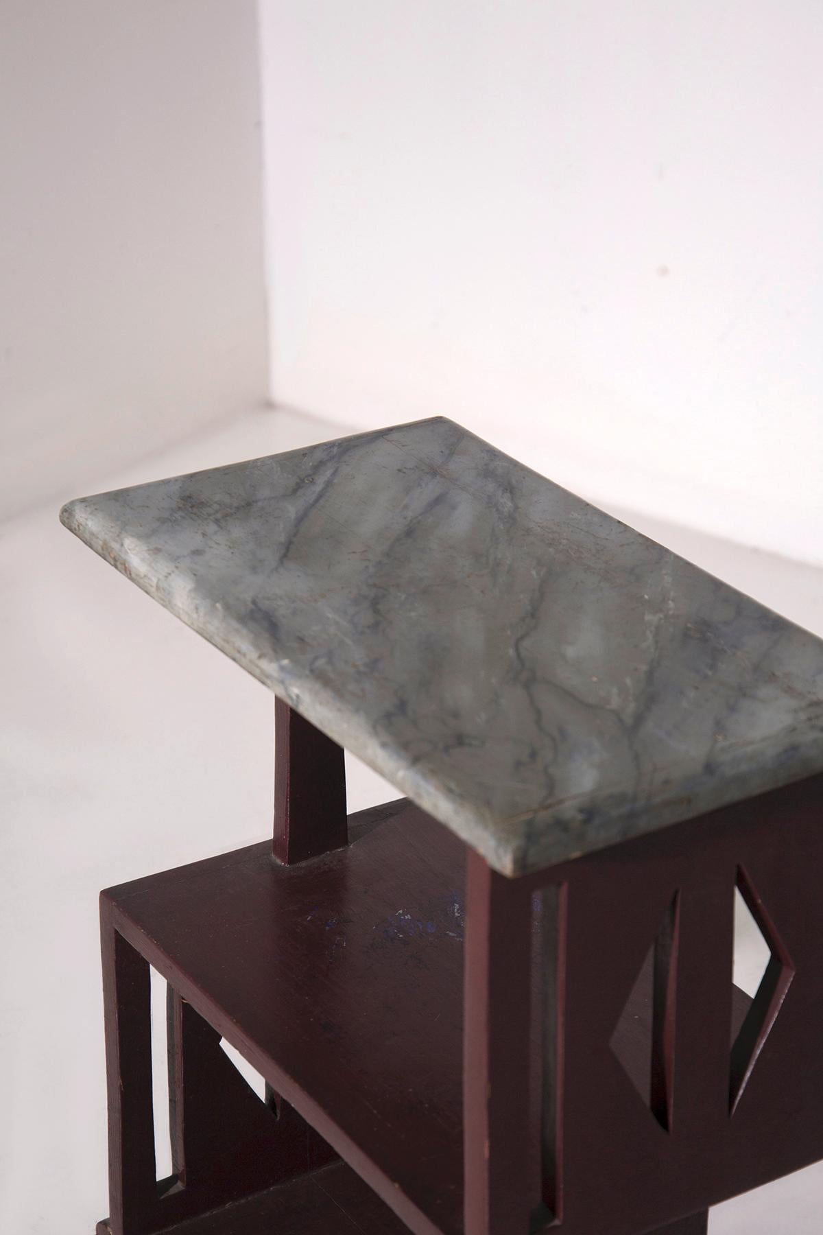 Legno Console from the Italian Futurist  period in vendita