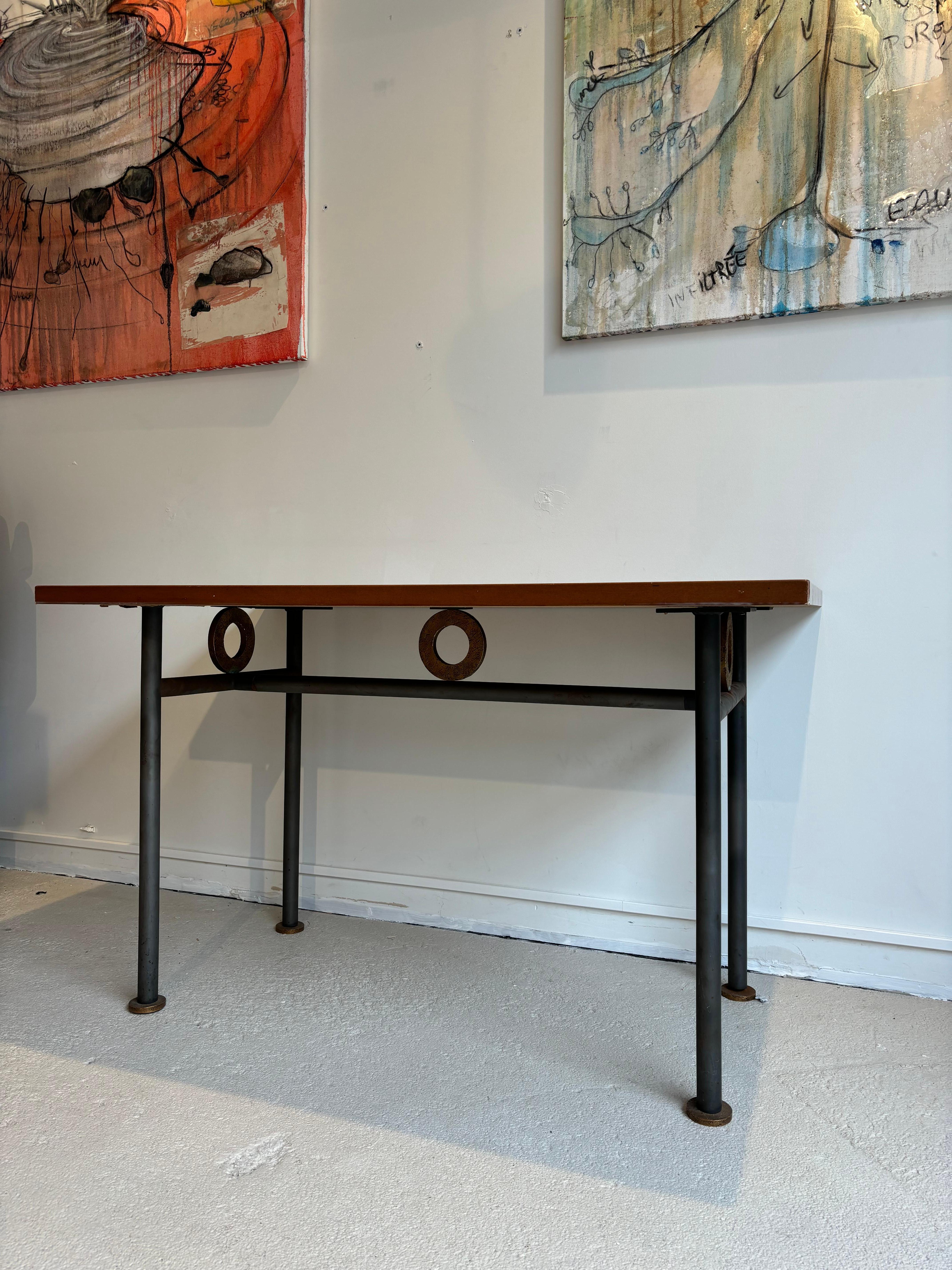 Console or desk by Okivier Gagnère, special order In Good Condition For Sale In SAINT-OUEN-SUR-SEINE, FR