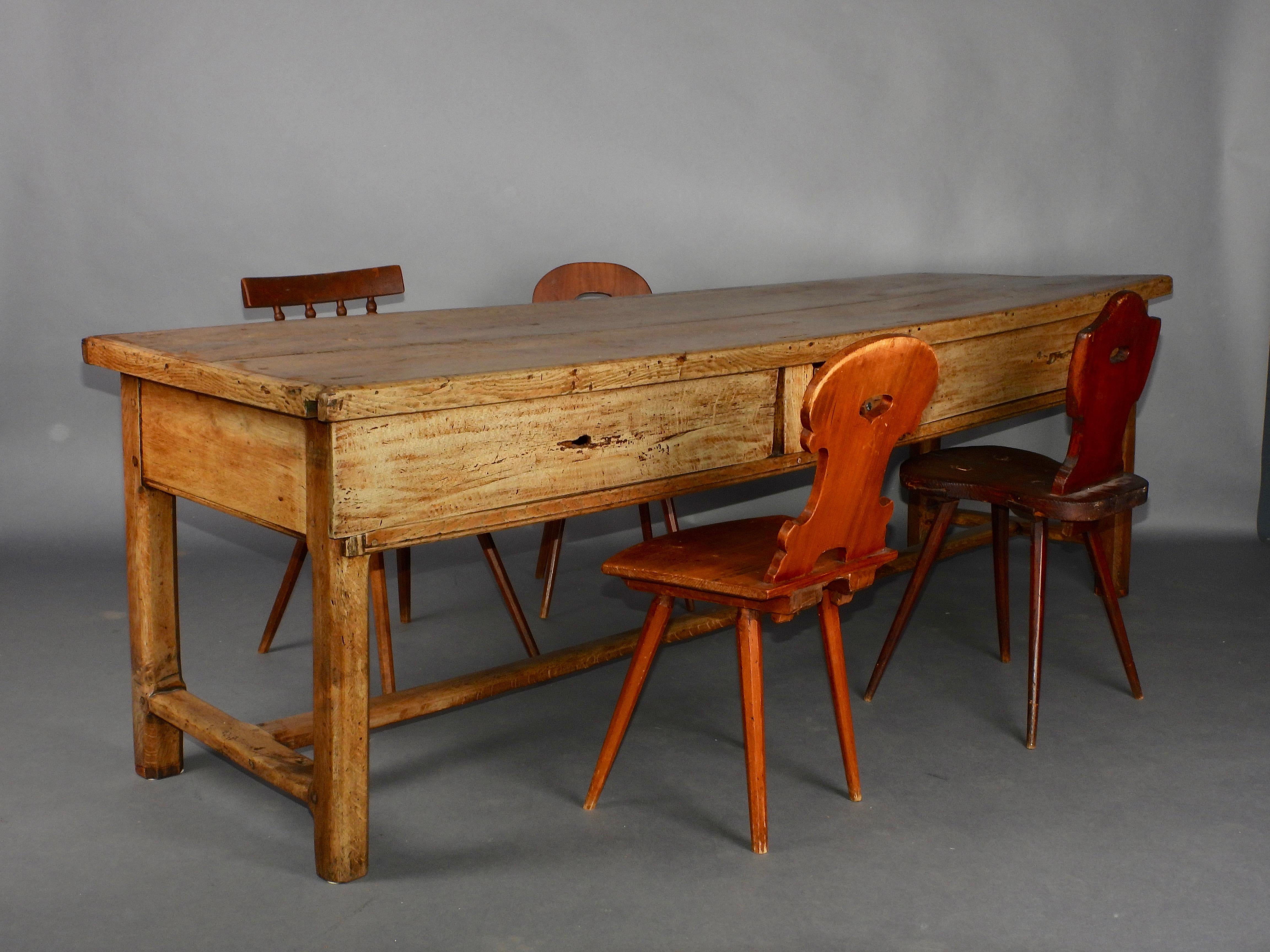 Console or French farmer dinning table For Sale 14