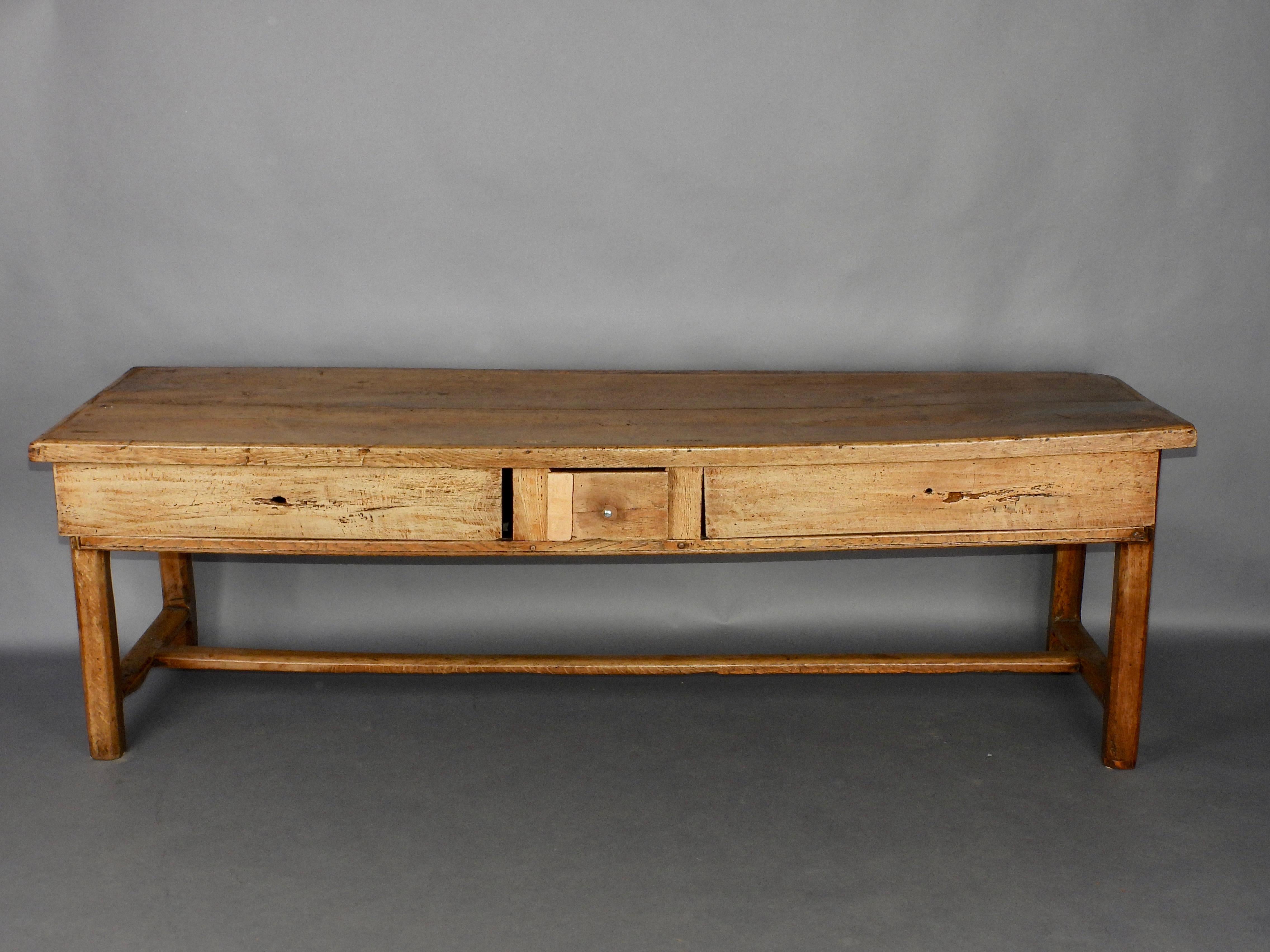 19th Century Console or French farmer dinning table For Sale