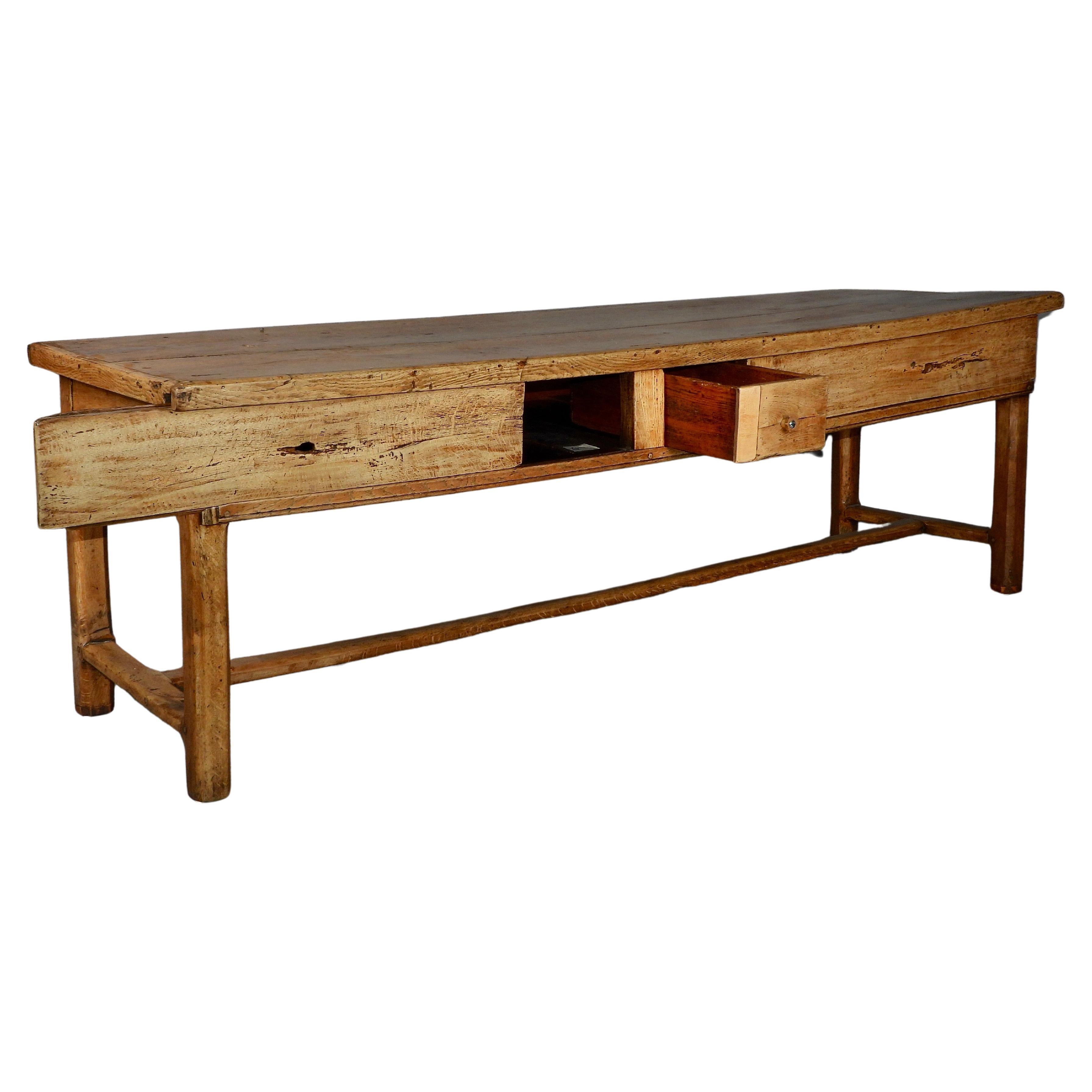 Console or French farmer dinning table For Sale