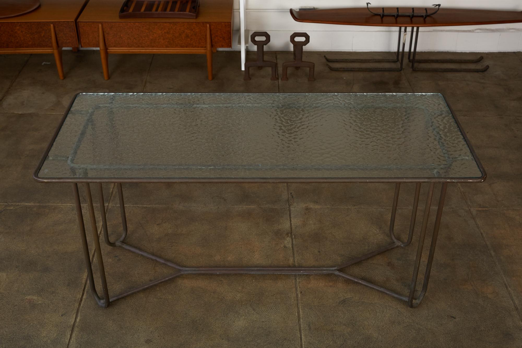 20th Century Console or Narrow Dining Table by Walter Lamb for Brown Jordan