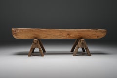 Console rustica Wabi Sabi, Francia, anni '40