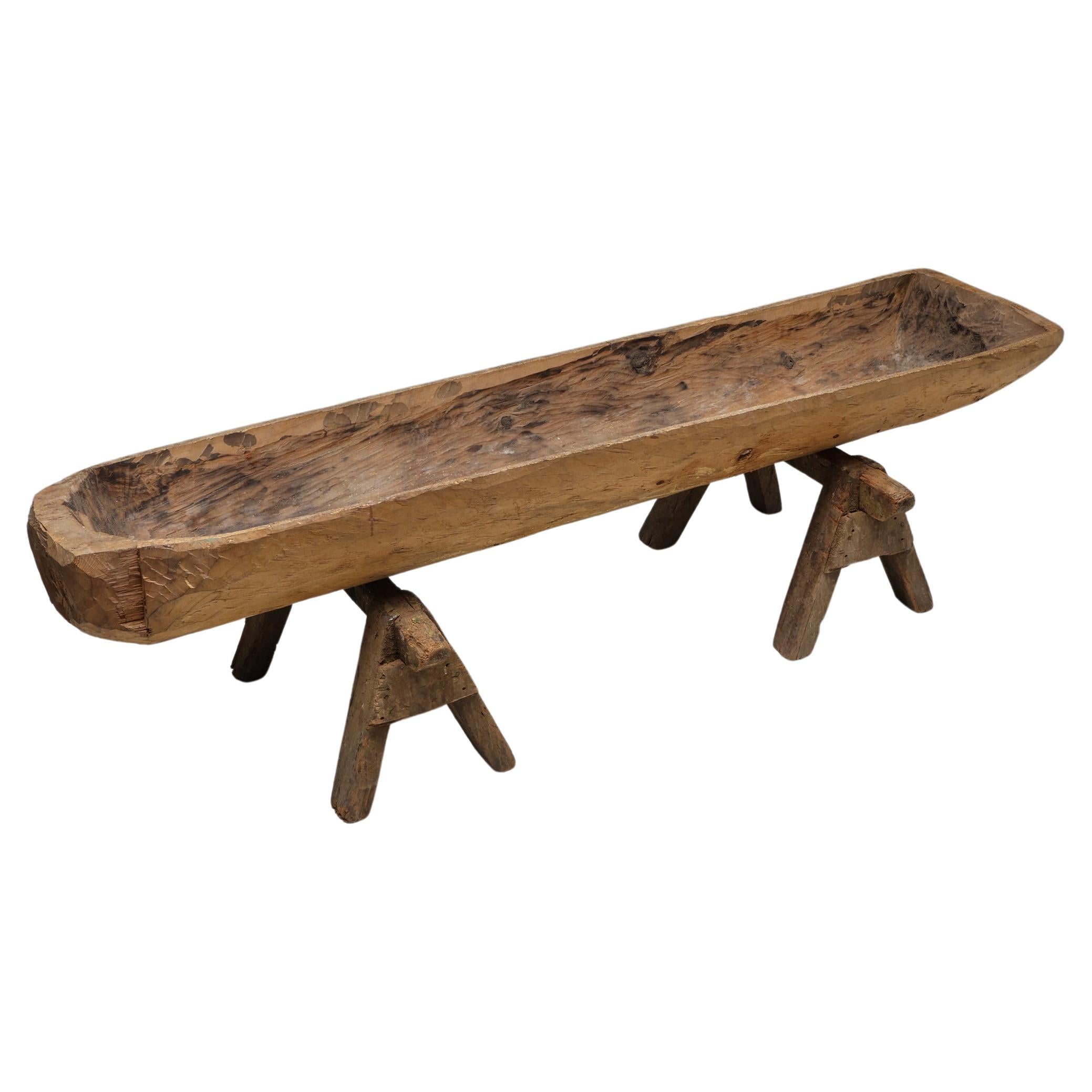 Rustic Wabi Sabi Console, France, 1940s For Sale