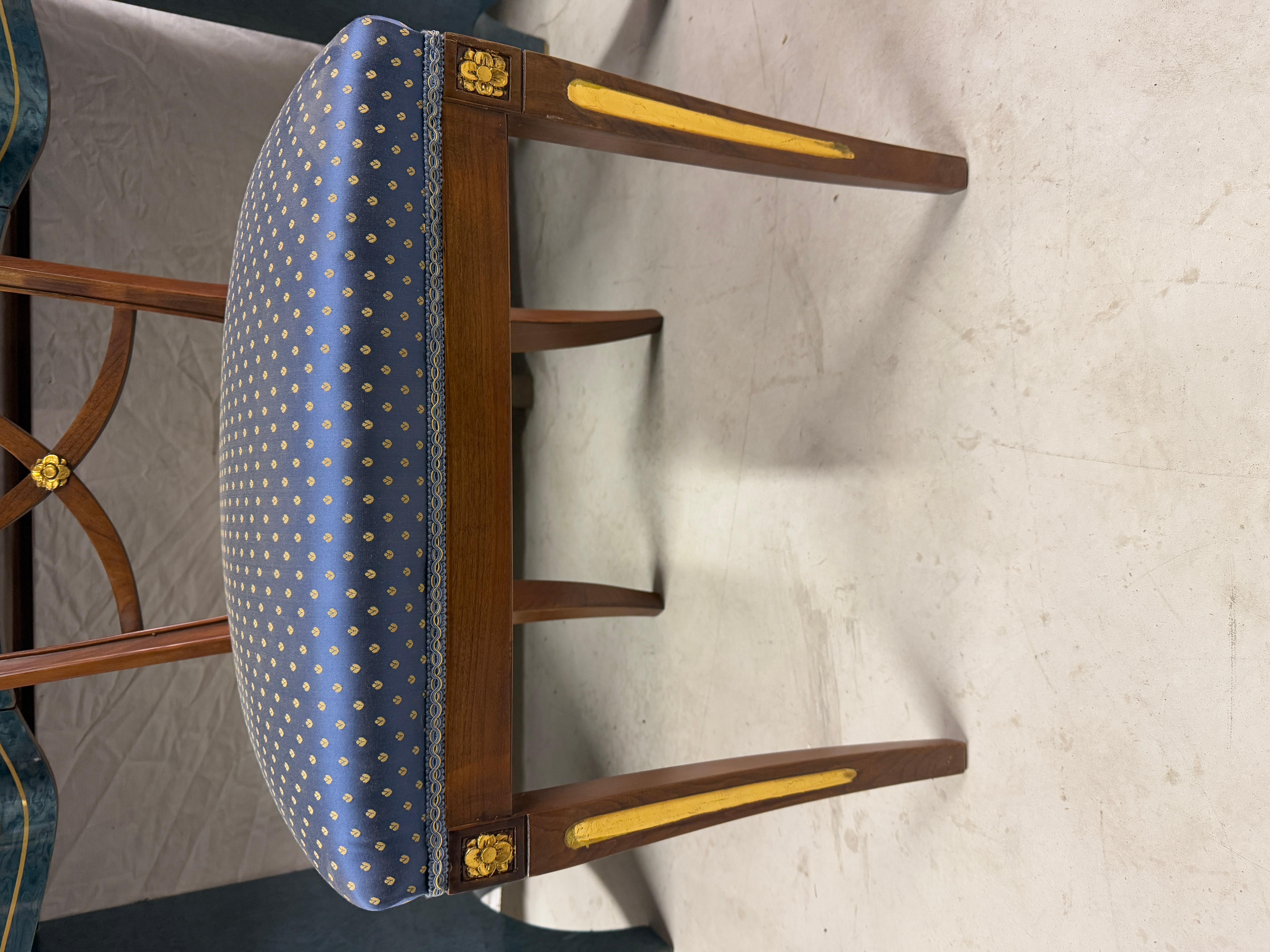 Console, bureau  avec chaise dans le style italien classique des années 90 en vente 4