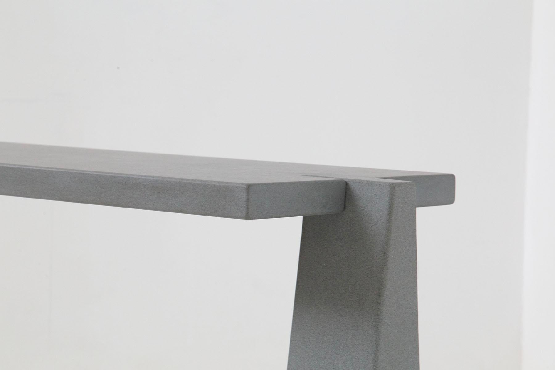 Console Serena Stone Table Design Angelo Mangiarotti 4